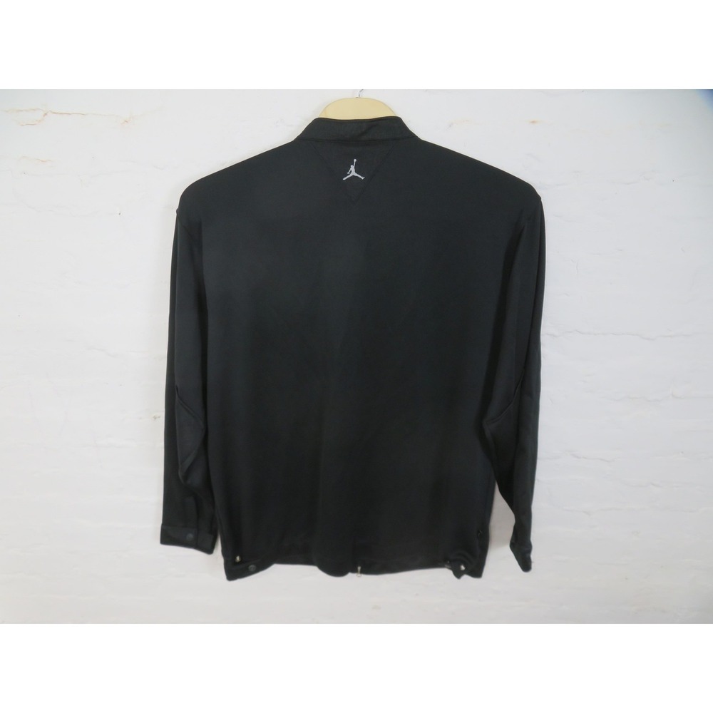 Vtg Air Jordan AF-1 Track Jacket Mens 3XL Black Full Zip Air Force 1 Jumpman y2k - Picture 11 of 15